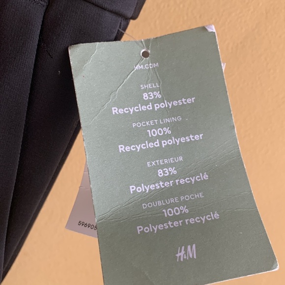 NWT H&M Hennes & Mauritz Pants Size 4 Color Black - Picture 4 of 6